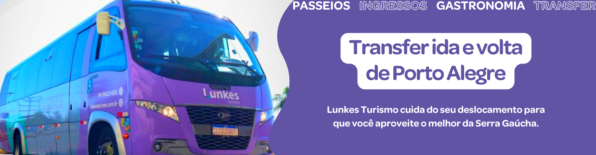Transfer INN/OUT - Aeroporto de Porto Alegre ⇄ Gramado e Canela